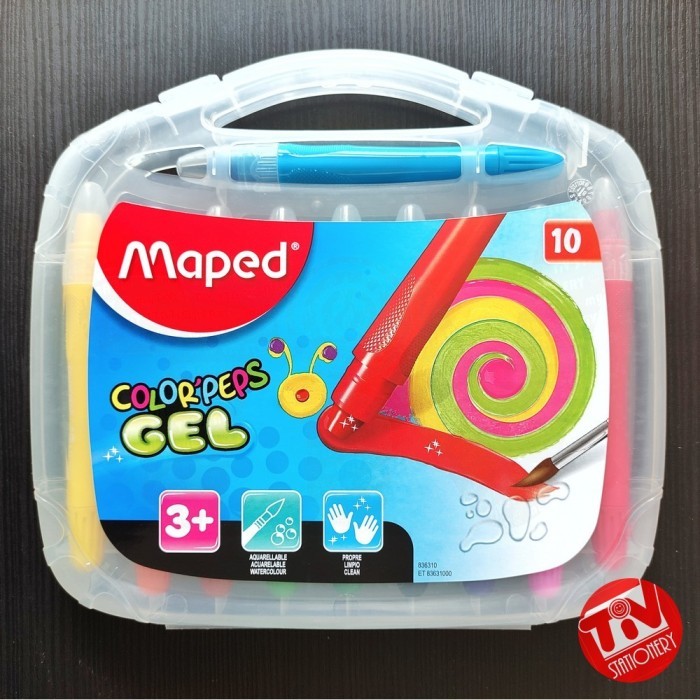 

Gel Crayon MAPED Twist Watercolor 10 Colors