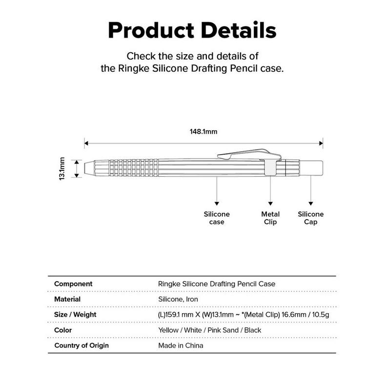 

Terlaris Ringke Silicone Drafting Apple Pencil Pro Case Ready Stok