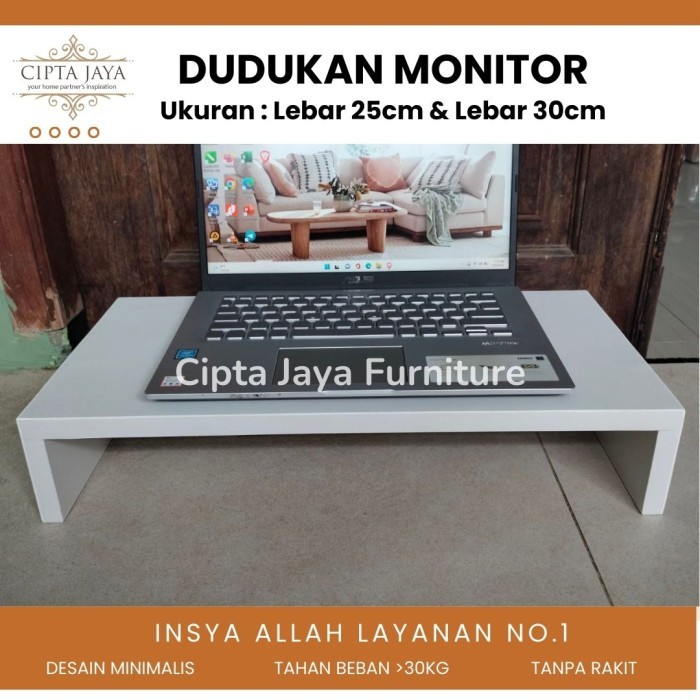 Cipta Jaya - Custom Dudukan Meja Stand Lebar 25 dan 30 Tatakan Monitor
