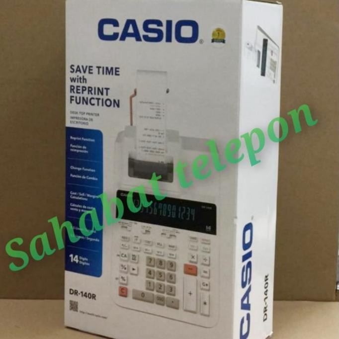 

Kalkulator Save Time with Reprint Function CASIO DR-140R