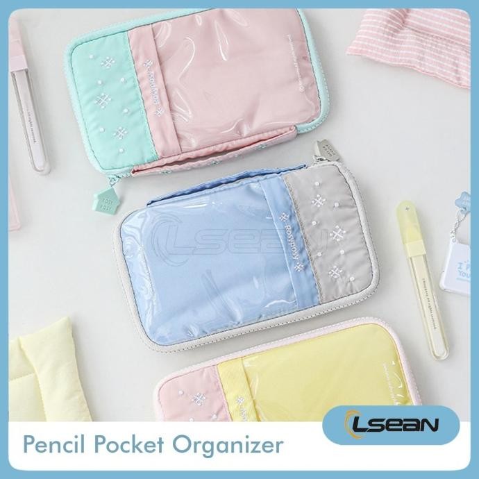

Terlaris Pencil Stationery Organizer Medium Size Fluffy Soft Pocket Case Aesthetic With Handle Ready Stok