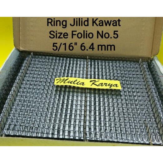 

Promo Spiral kawat Jilid F4 FOLIO No.5 ukuran 5/16" 6,4 mm COD