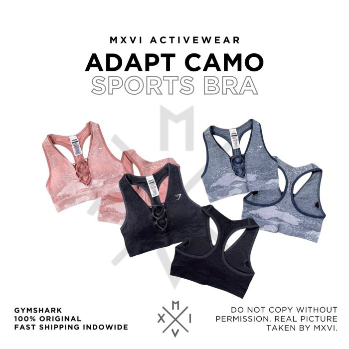 Terbaru Gymshark Adapt Camo Seamless Sports Bra Women'S Terlaris