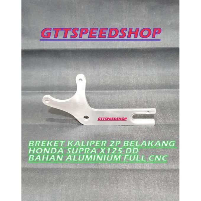 Promo BREKET KALIPER 2P BELAKANG HONDA SUPRA X125DD BAHAN ALUMINIUM FULL CNC COD