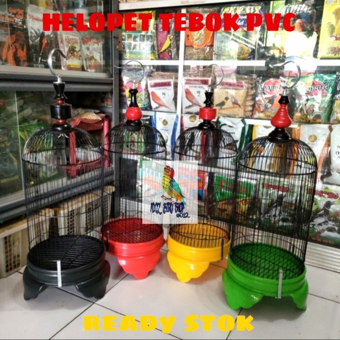 SANGKAR/KANDANG BESI PLECI HELOPET TEBOK PVC BAHAN TEBAL DAN KUAT