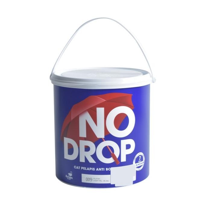 Azko No Drop 4 Kg Cat Dinding Waterproof - Putih Paint Waterproof Cat Tembok Perlengkapan Tukang Ori