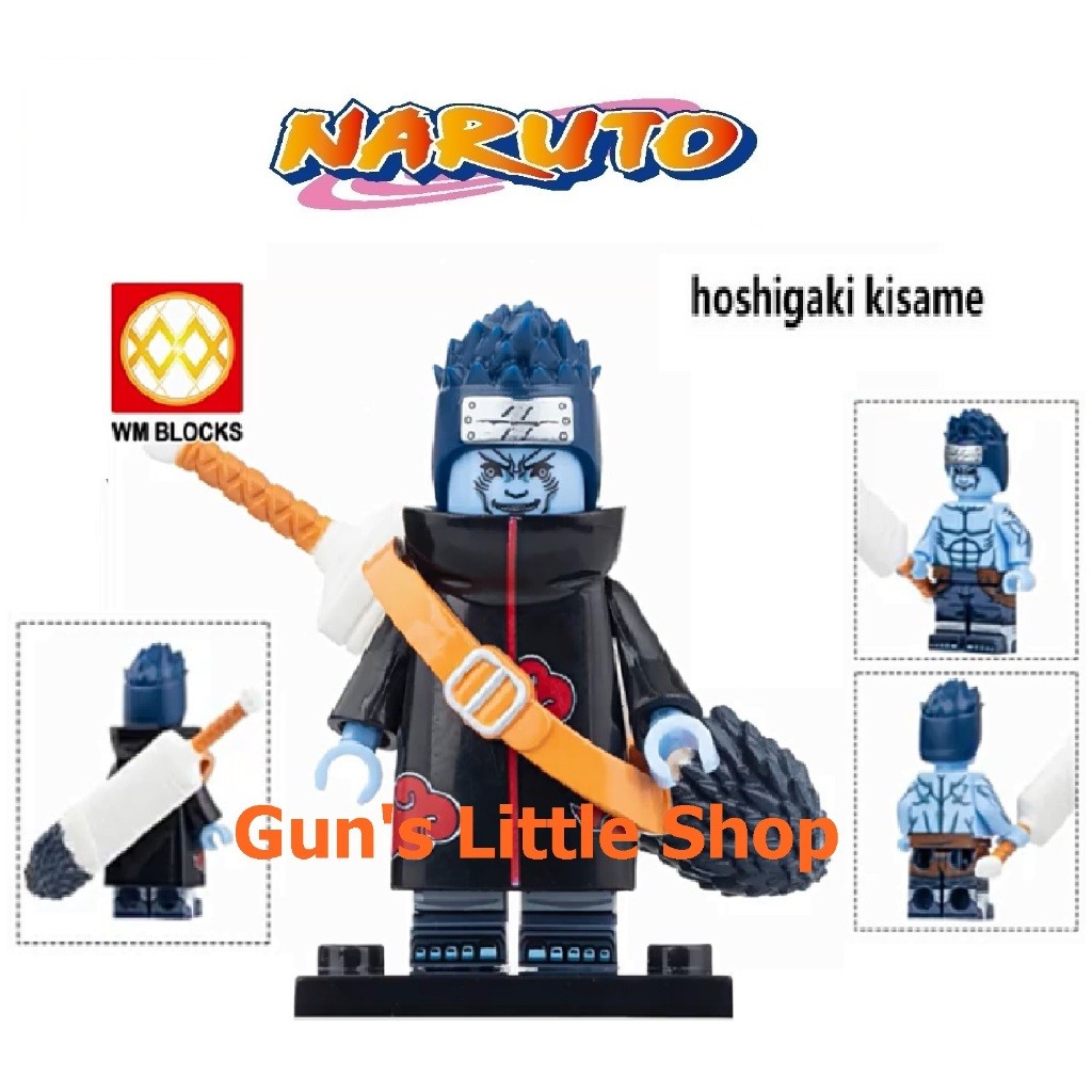 Mini Action Figure - Cartoon Movie Shippuden Kisame Hoshigaki Akatsuki tanpa dus