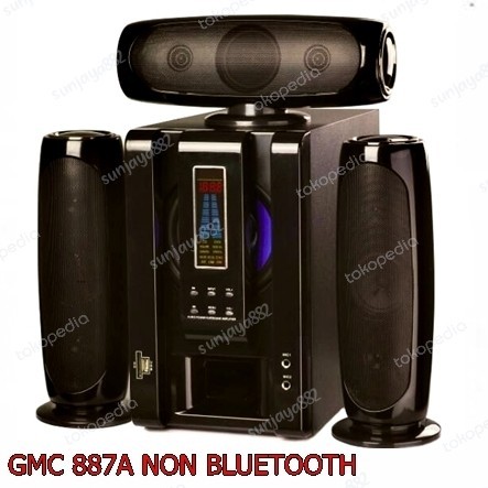 SPEAKER AKTIF NON BLUETOOTH GMC 887A USB RADIO KARAOKE SUPERWOFER Terbaru Berkualitas