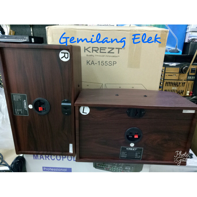 Speaker Pasif KREZT KA-155 SP 6 inch Terbaru Berkualitas