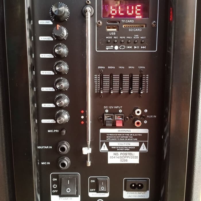 TANAKA DIAMOND WAKANDA 10 INCH DOUBLE SPEAKER AKTIF PORTABLE Terbaru Berkualitas