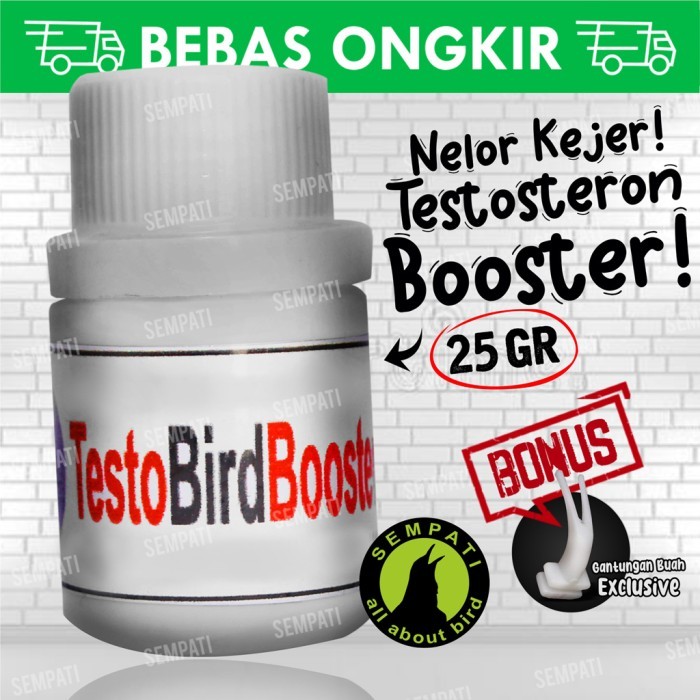 TESTO BIRD BOOSTER OM KICAU OBAT BURUNG SAKIT MACET BUNYI MENTAL