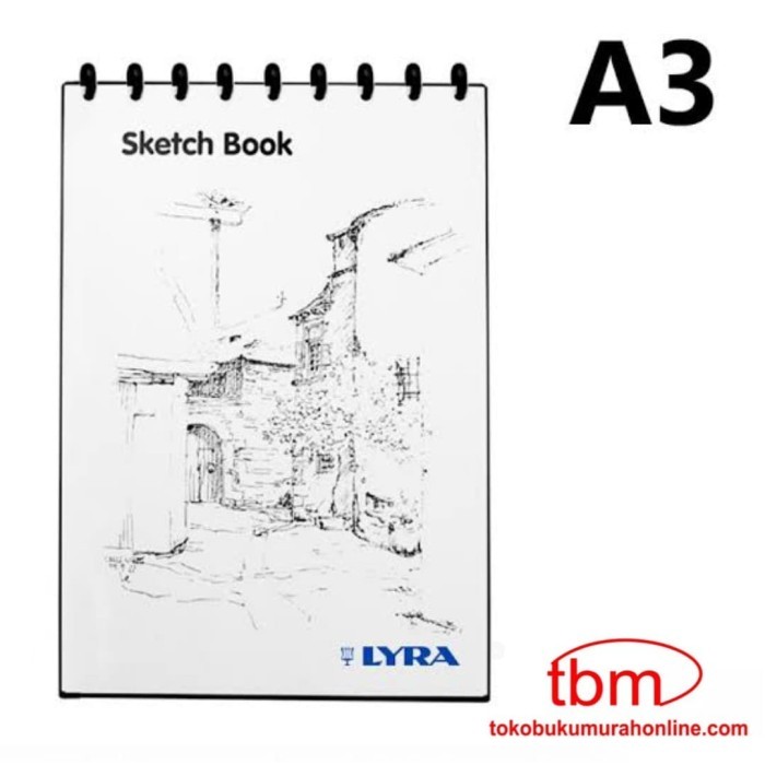 

LYRA SKETCH BOOK A3 ISI 30 LEMBAR / SKETCH BOOK LYRA