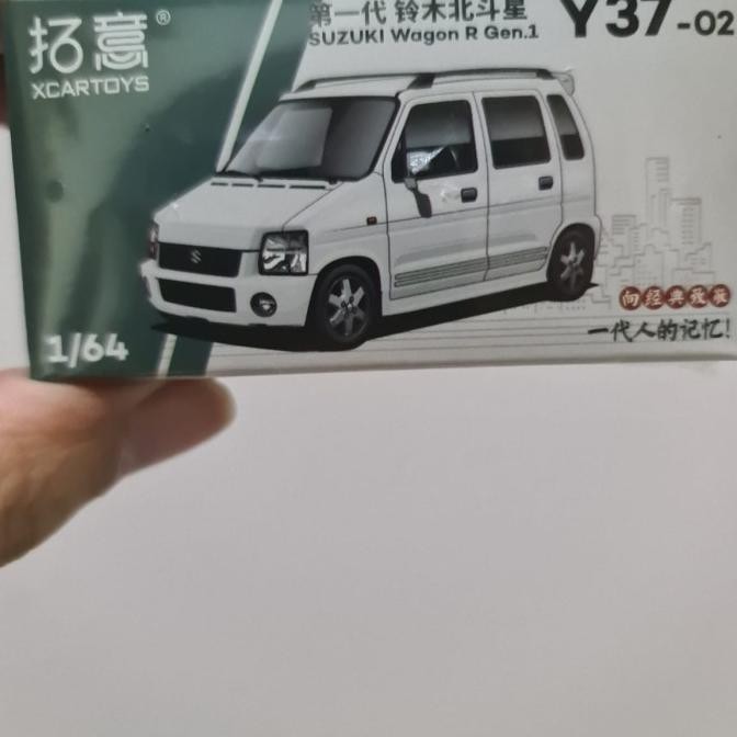 Xcartoys suzuki wagon r gen 1 white diecast