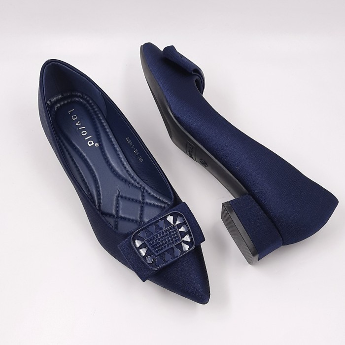 Laviola Shoes - Pantofel Wanita - 2981 Ffs - Navy