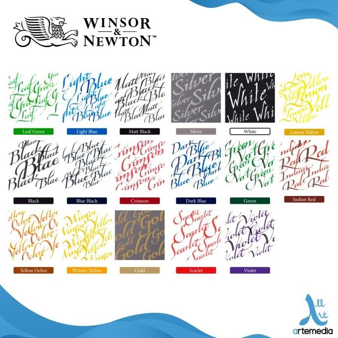 

Tinta Kaligrafi Winsor & Newton 30ml Bottle Calligraphy Ink