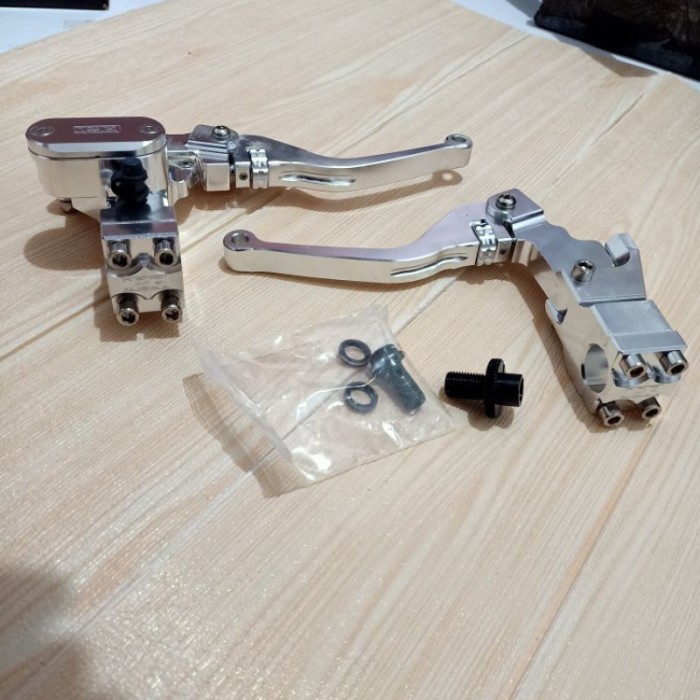 Master Rem Full Cnc ISR Original Crome Vixion,Scoopy,Fino,satria Fu,ni