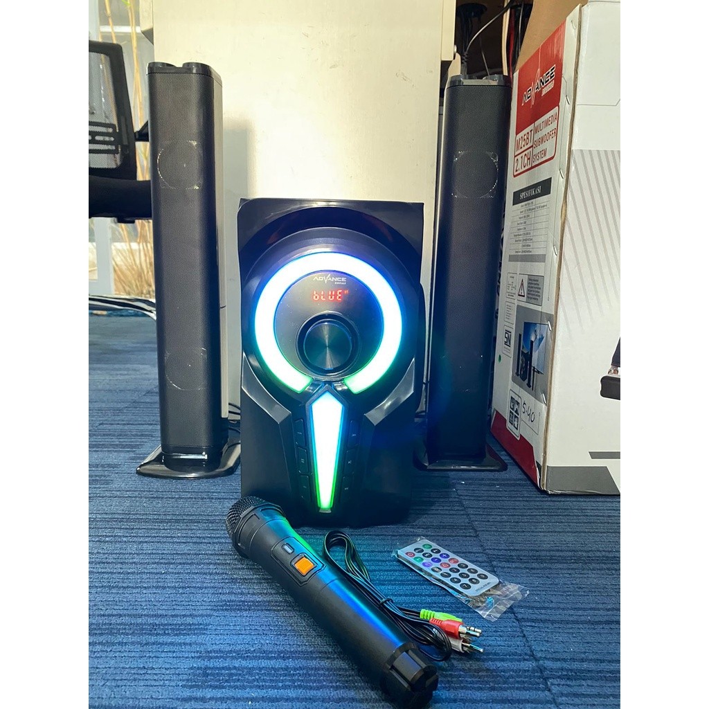 Speaker Advance M25bt Meeting Bluetooth Plus Mic Wireless Karaoke pengajian senam Gitar / M 25 Bt /