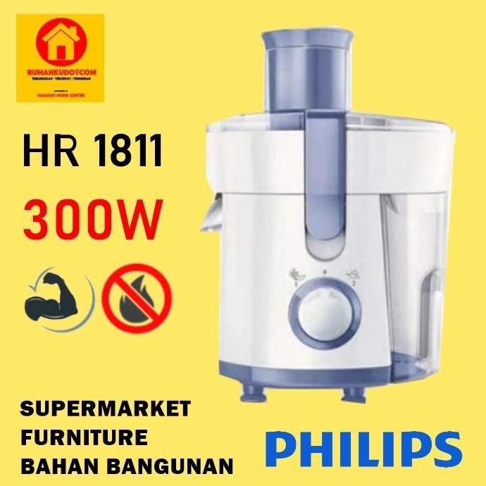 Slow Juicer Philips - Juice Extractor Philips - Hr 1811 - Philips Olindishop42