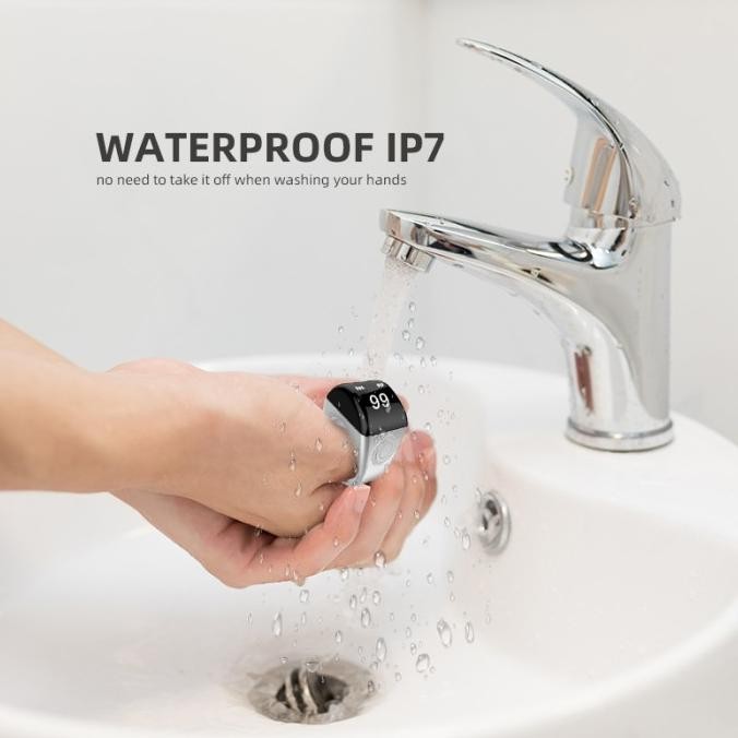 Cincin Tasbih Digital Equantu Zikir Ring Premium Tasbeh Charger TK