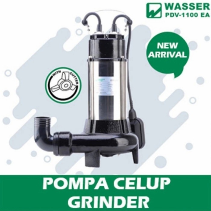 <<<<<] Pompa Celup Air Kotor Otomatis Wasser PDV-1100 EA Cutter Impeller