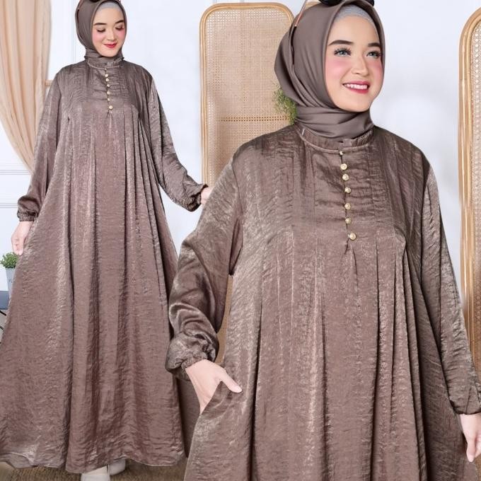 gamis wanita murah ukuran xl all size long dress muslim hijab zavira Terlaris