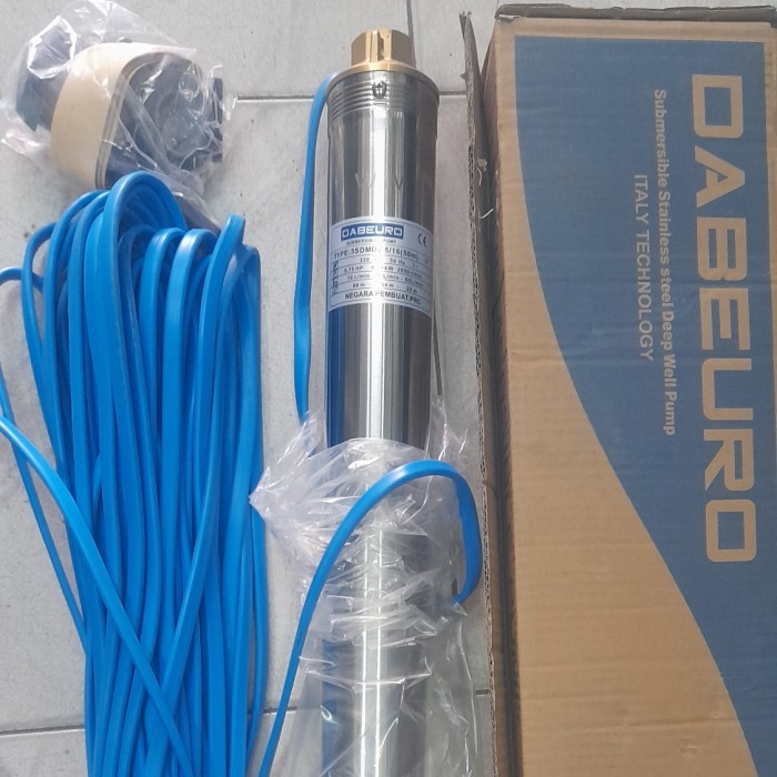 POMPA SUBMERSIBLE SATELIT 3/4 HP 0.75HP KOMPLIT KABEL DABAVON YORK KODE 856