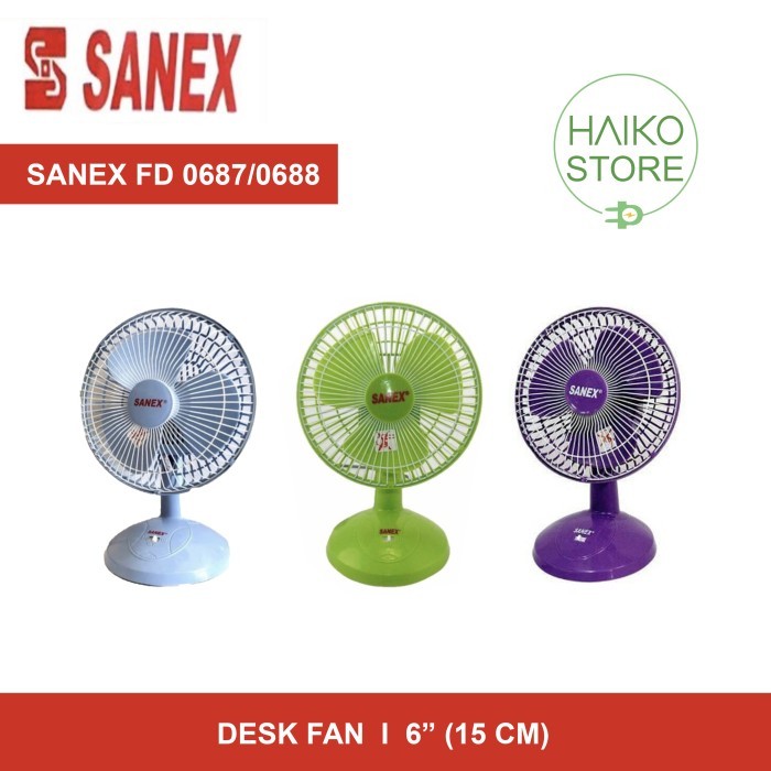 Desk Fan Sanex 6 inch