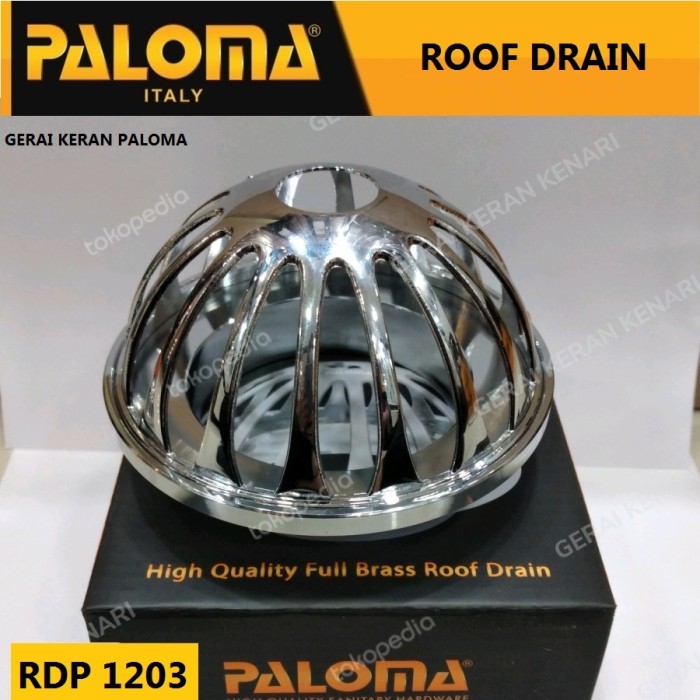 ROOF DRAIN 3 INCH / SARINGAN DAK / FULL KUNINGAN PALOMA RDP 1203 KODE 575