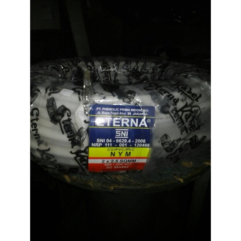 Kabel Listrik Nym Eterna 2X2,5