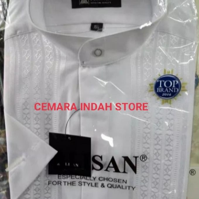 Promo Kemeja Alisan Koko Lengan Pendek....
