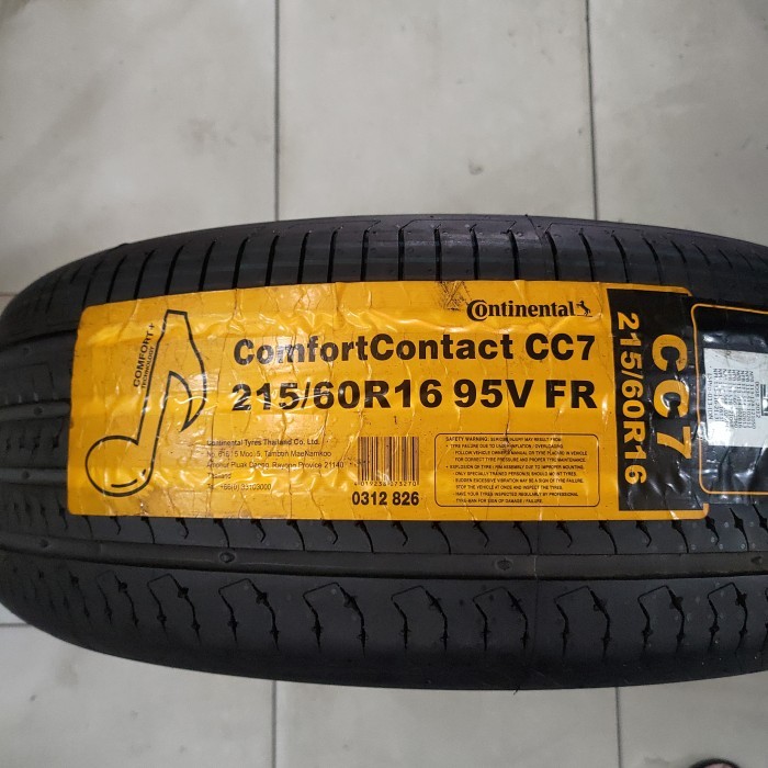 Ban Luar Continental Comfortcontact CC7 215/60/R16 95V Tubeless
