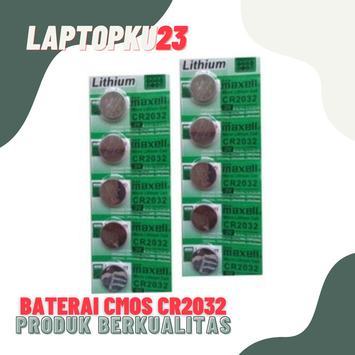STOK TERBATAS BATRE CMOS CR2032 / BATERAI CMOS CR2032 / BATRE CMOS PC / LAPTOP KODE 649