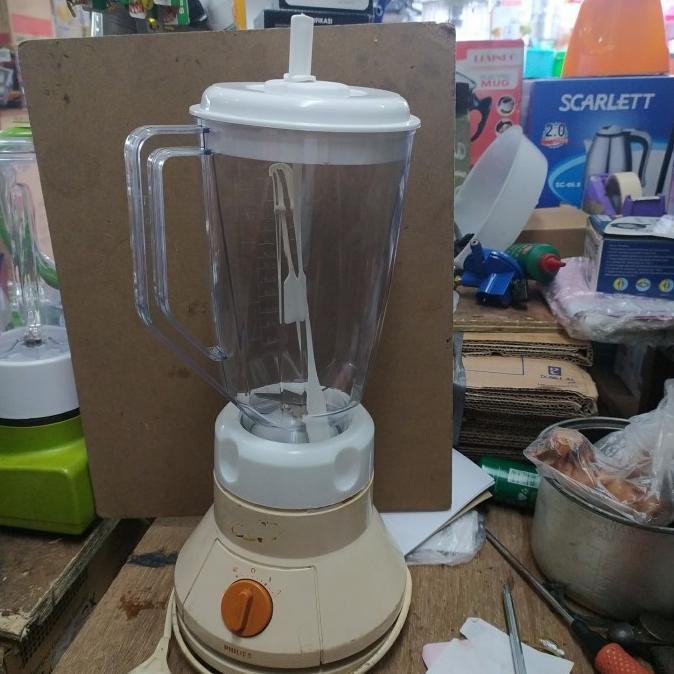 Ready...Ready...Ready...] Blender Philippe HR 2815 set mesin original Holand seken gelas pisau