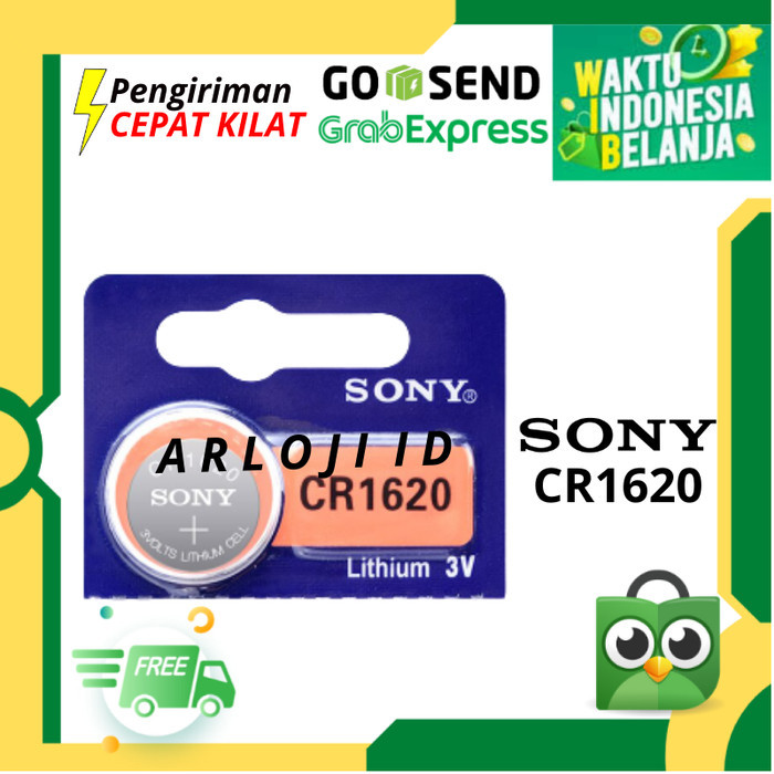 SALE SONY CR1620 CR 1620 BATERAI CR1620 BATRE KANCING CR1620 3V KODE 525