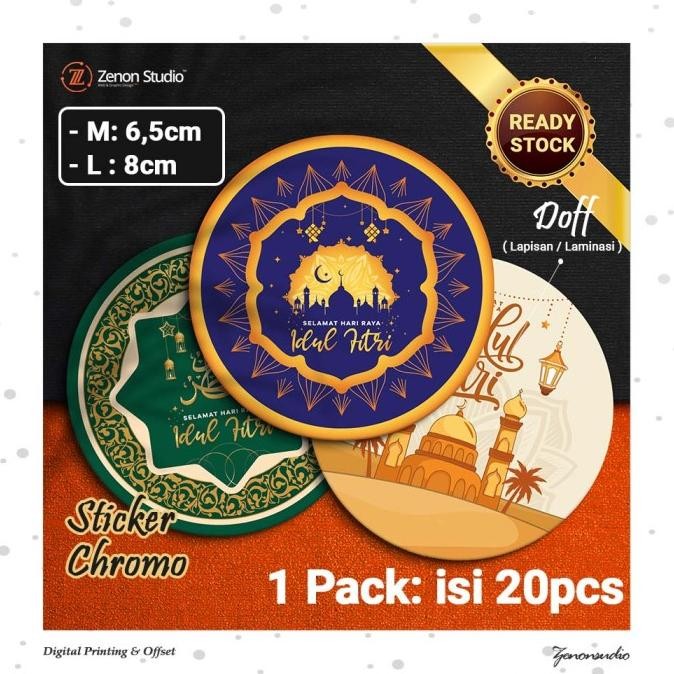 

!!!!!!] Sticker Bulat Idul Fitri Stiker Ramadan Cookies Kue Lebaran Ver 1