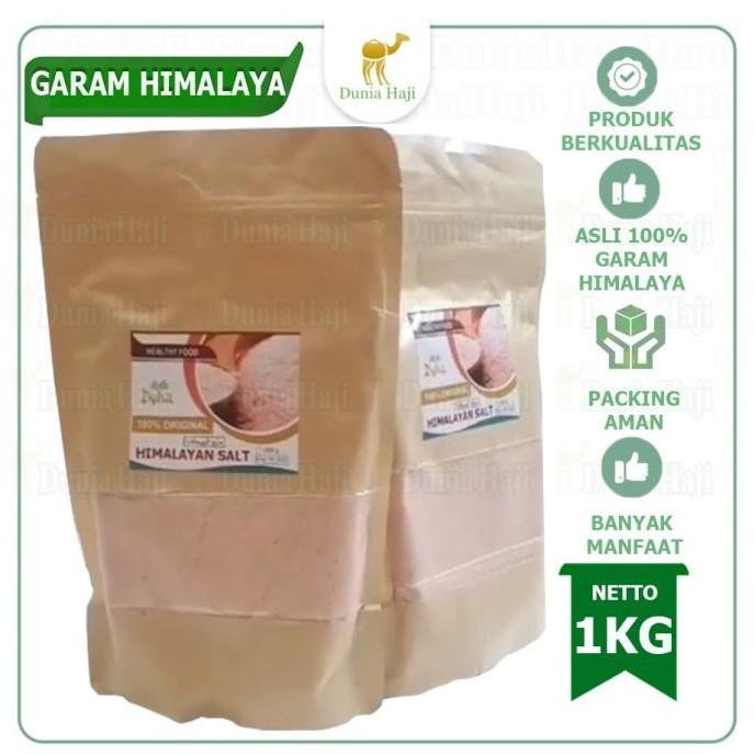 

Himalayan Pink Salt Garam Himalaya NATURAL Kemasan Repack/ 1kg the best