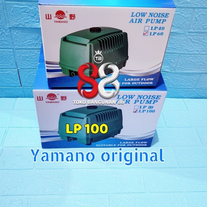 TERLARIS Mesin aerator pompa udara YAMANO LP 100 / LP100 LP 60 / LP60 original colokan indo