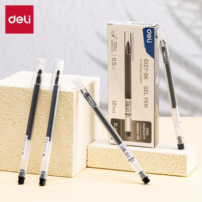 

BERKUALITAS DELI PULPEN GEL / GEL PEN 0.5MM EG127 KODE 645