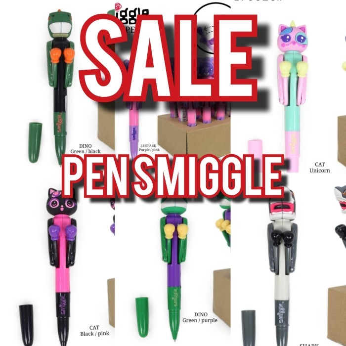 

HOT SALE! Alat Tulis Pen Smiggle Boxing pen