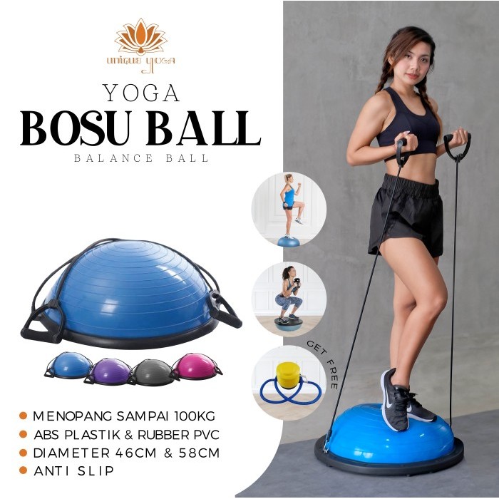 Bosu Balance Ball/Bosu Ball Yoga Gym Ball Balance Step Trainer Fitness