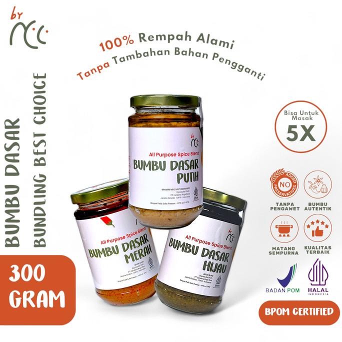 

By NCC Bundling Bumbu Dasar Putih Merah Hijau Masak Praktis 300gr 2201