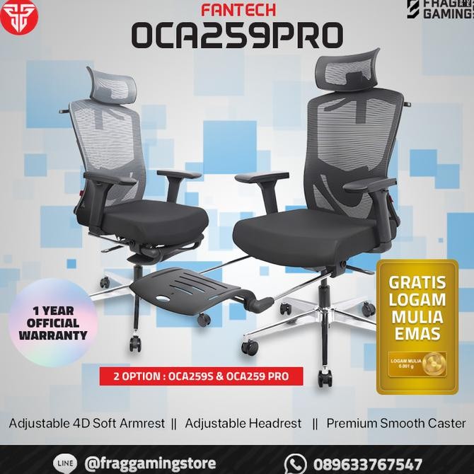 Goodseries| Fantech OCA259S OCA259 Kursi Kantor Kerja Premium Office Chair Gaming