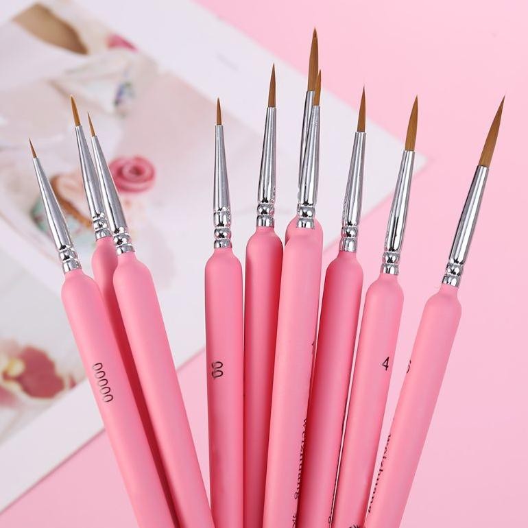 

SALE BR-WN 00000 - 7 Kuas Lukis Cat Air Bulu Serigala Profesional / Professional Pen-Type Round Watercolour Wolf Hair / Bristles Painting / Artist / Detail / Liner Brush Samoyed ank-48