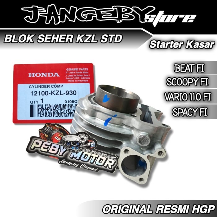 Blok Piston Seher Beat Fi Scoopy Fi Vario 110 Fi Original Resmi Hgp