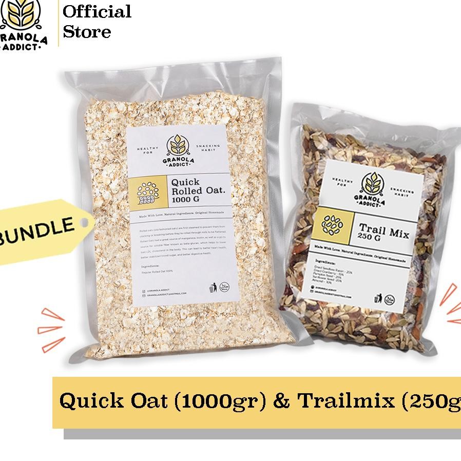 

Granola Addict Paet Qui Rolled Oat 1G Trail 250G