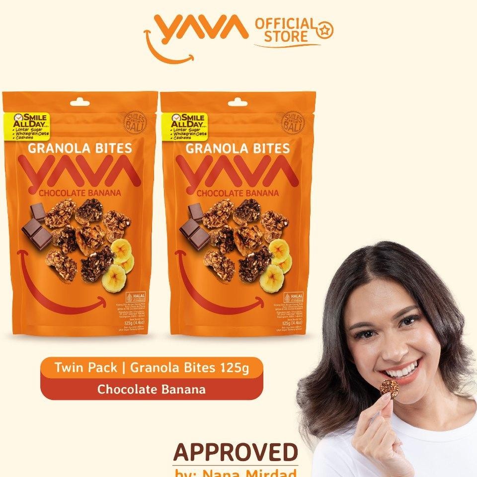 

Yava Twin Pa Granola Bite Chocolate Banana 2 125G