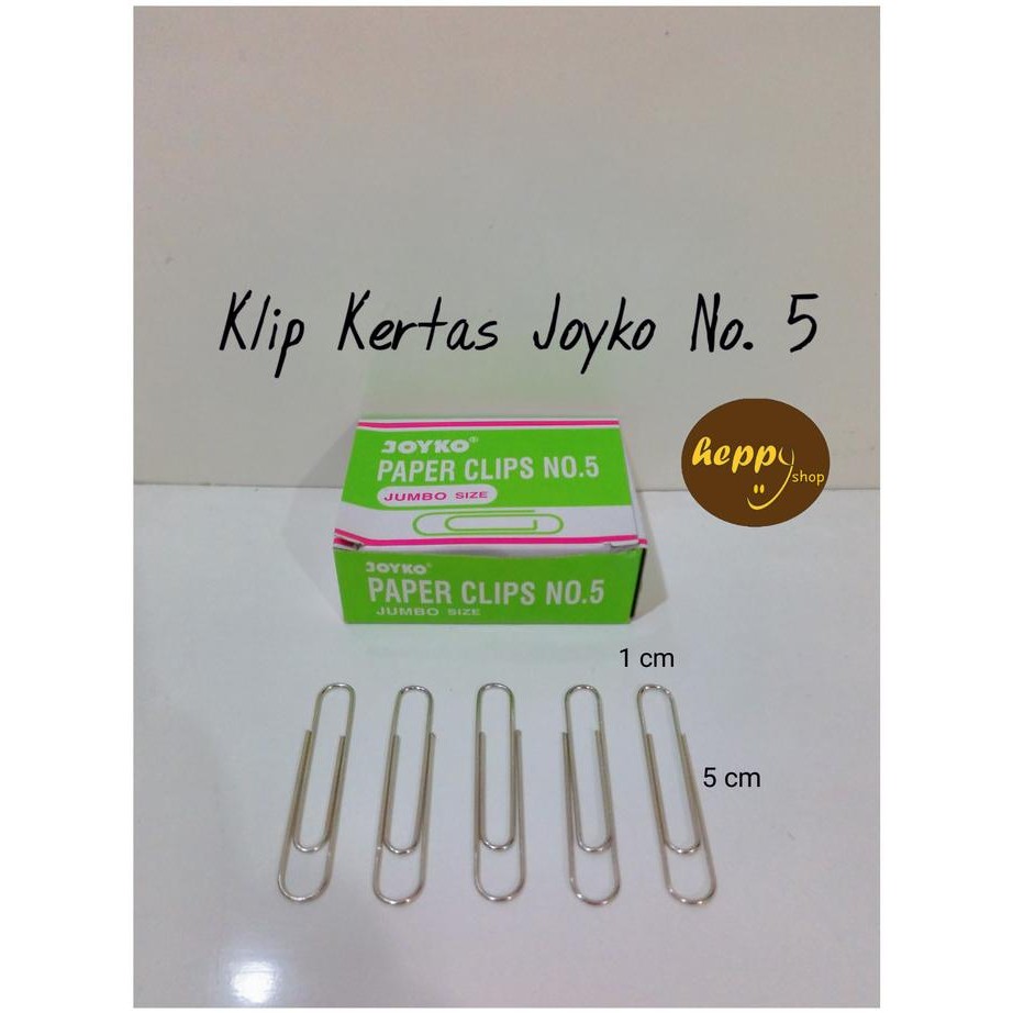 

Produk Unggulan] Klip Kertas No. 5 Joyko, Paper Clip