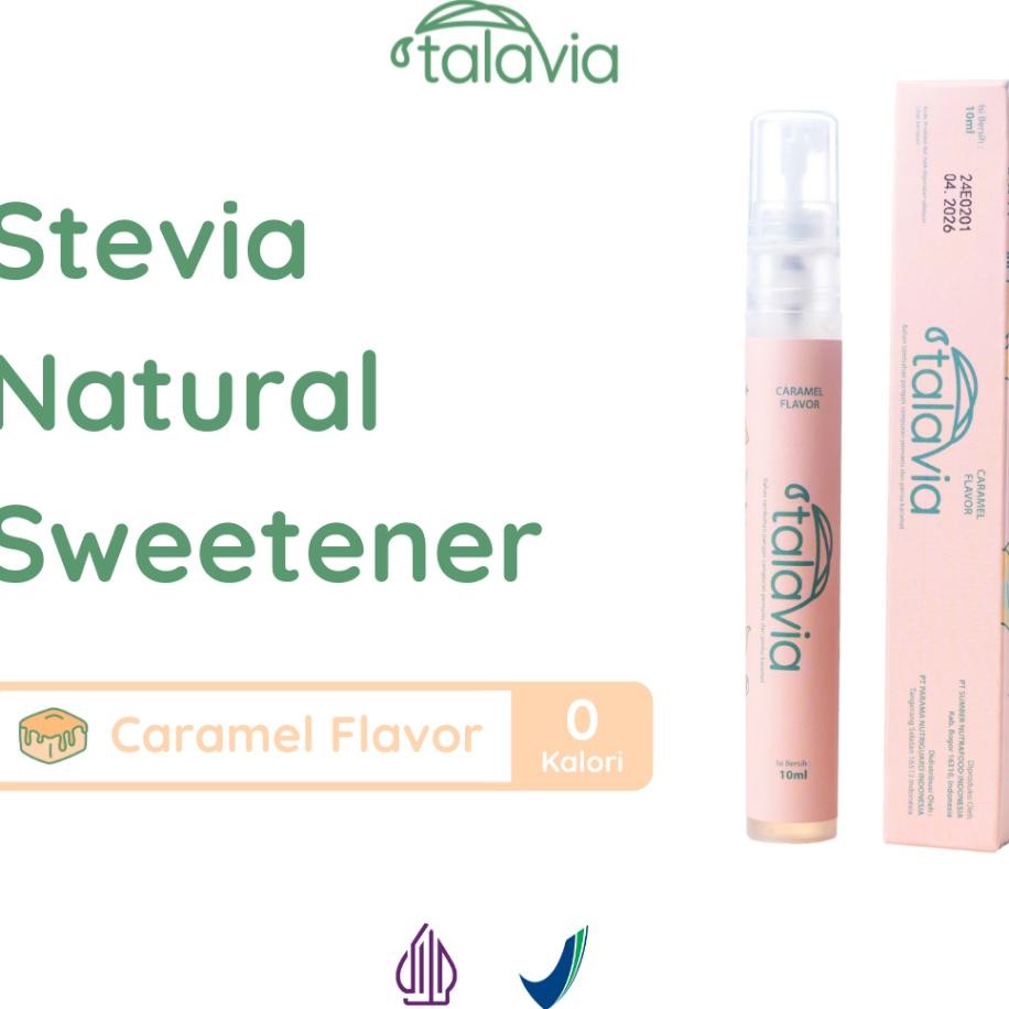 

Talavia Tevia Natural Weetener Caramel Flavor 10 Ml