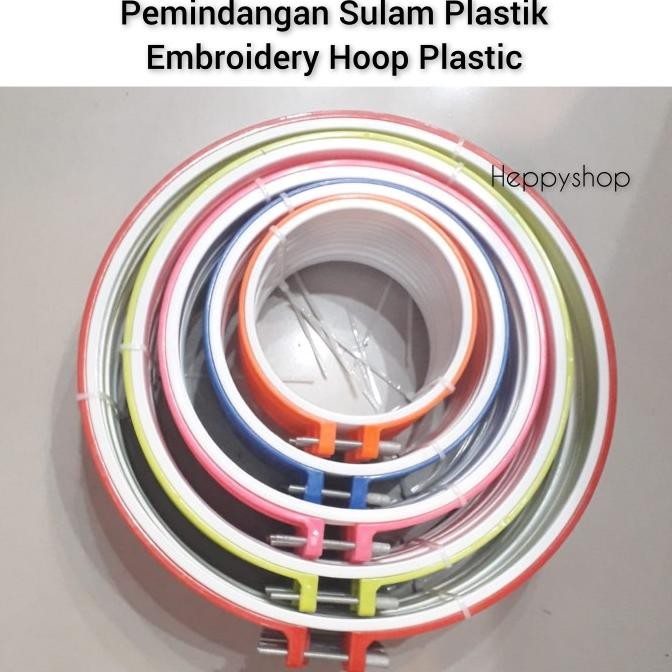 ><><><] Pemindangan Sulam Plastik Embroidery Hoop Plastic