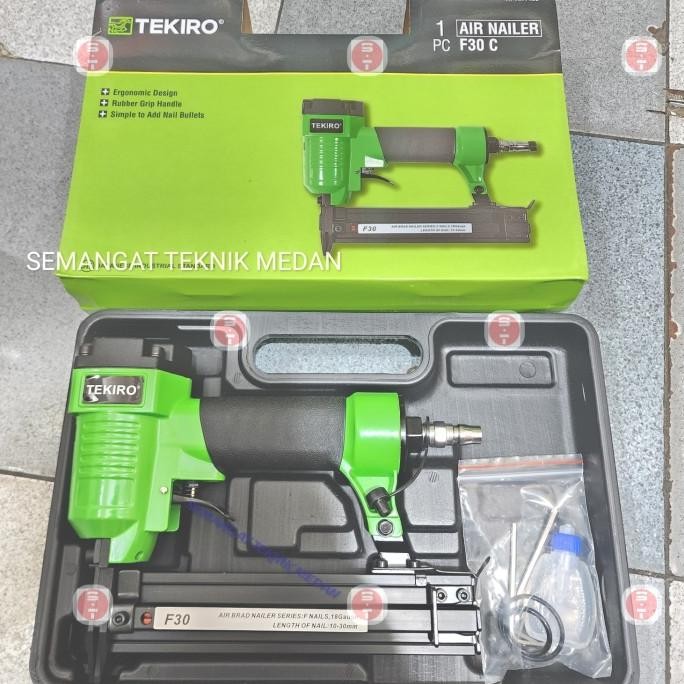 

Promo F30 AIR NAILER GUN STAPLES ANGIN PAKU TEMBAK LURUS TEKIRO F 30 30mm COD
